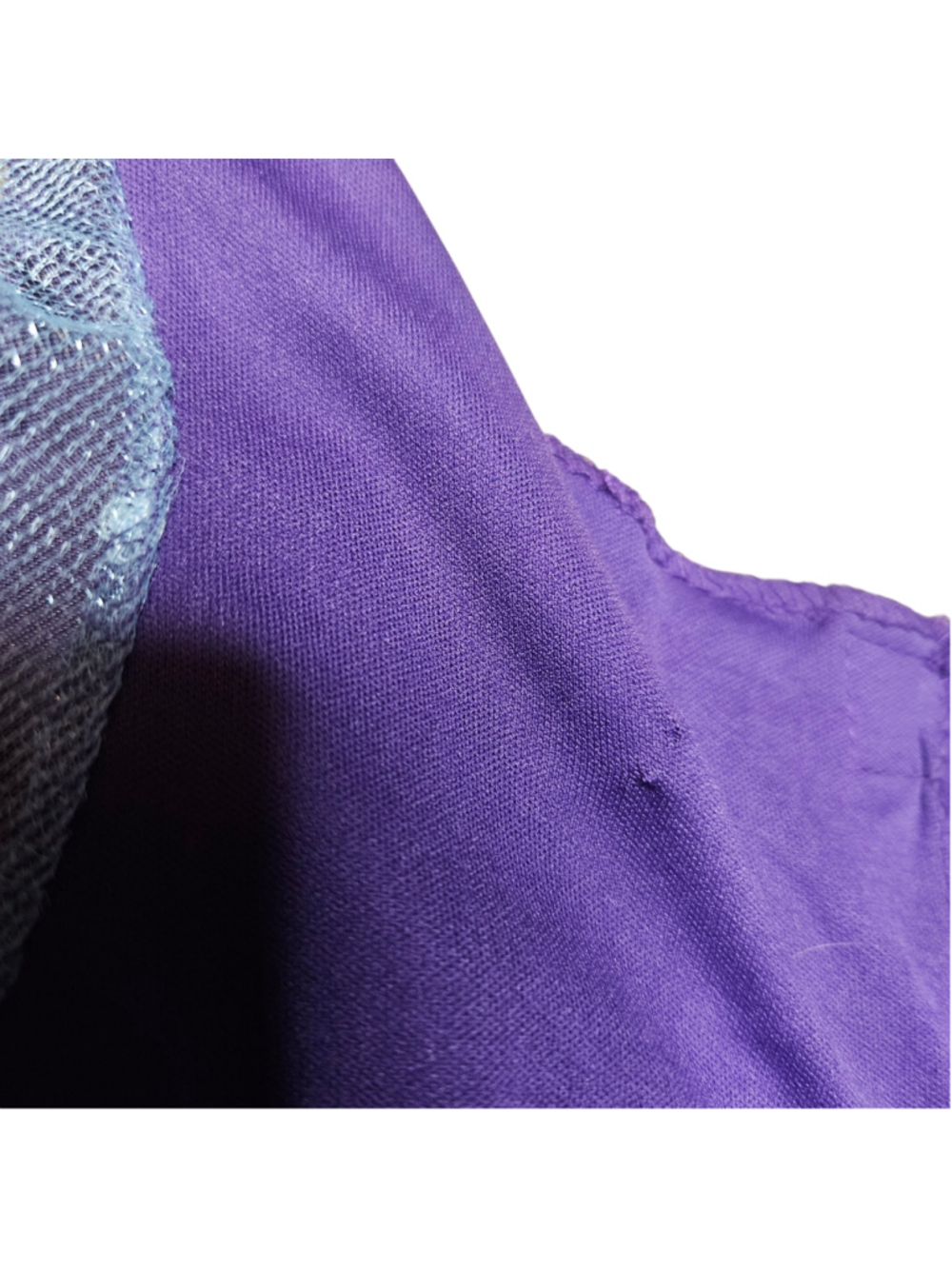 Disney Frozen Anna 4-6X Blue Purple Princess Dress Costume Cape - Picture 4 of 7